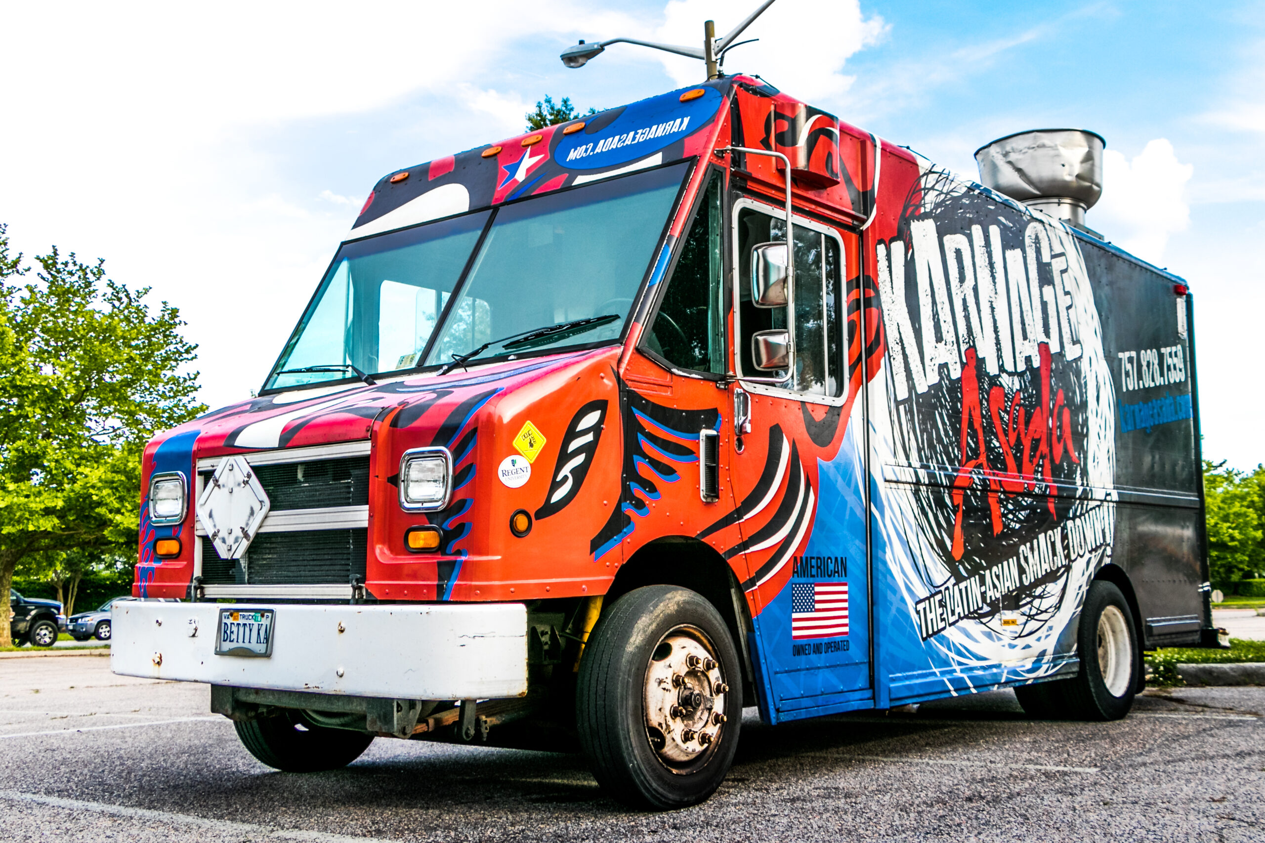 Karnage Asada food truck with its custom Latin-Asian Smackdown wrap